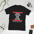 Run DMC King of Rock T-Shirt | Rock Higher Sire Fire Retire Tee