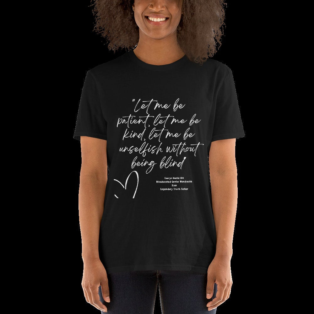 Rap Bars Lauryn Hill Unisex TShirt by 16BARZ