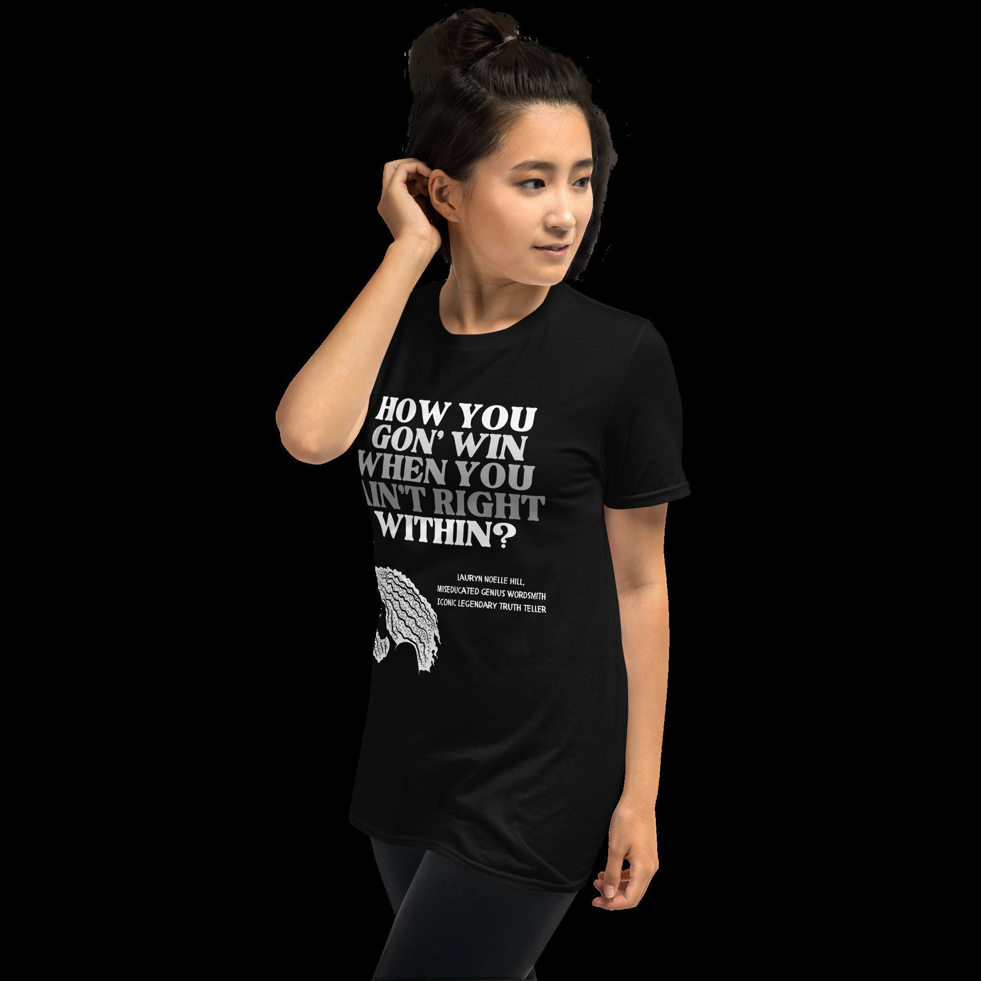 Rap Bars Lauryn Hill Unisex TShirt by 16BARZ