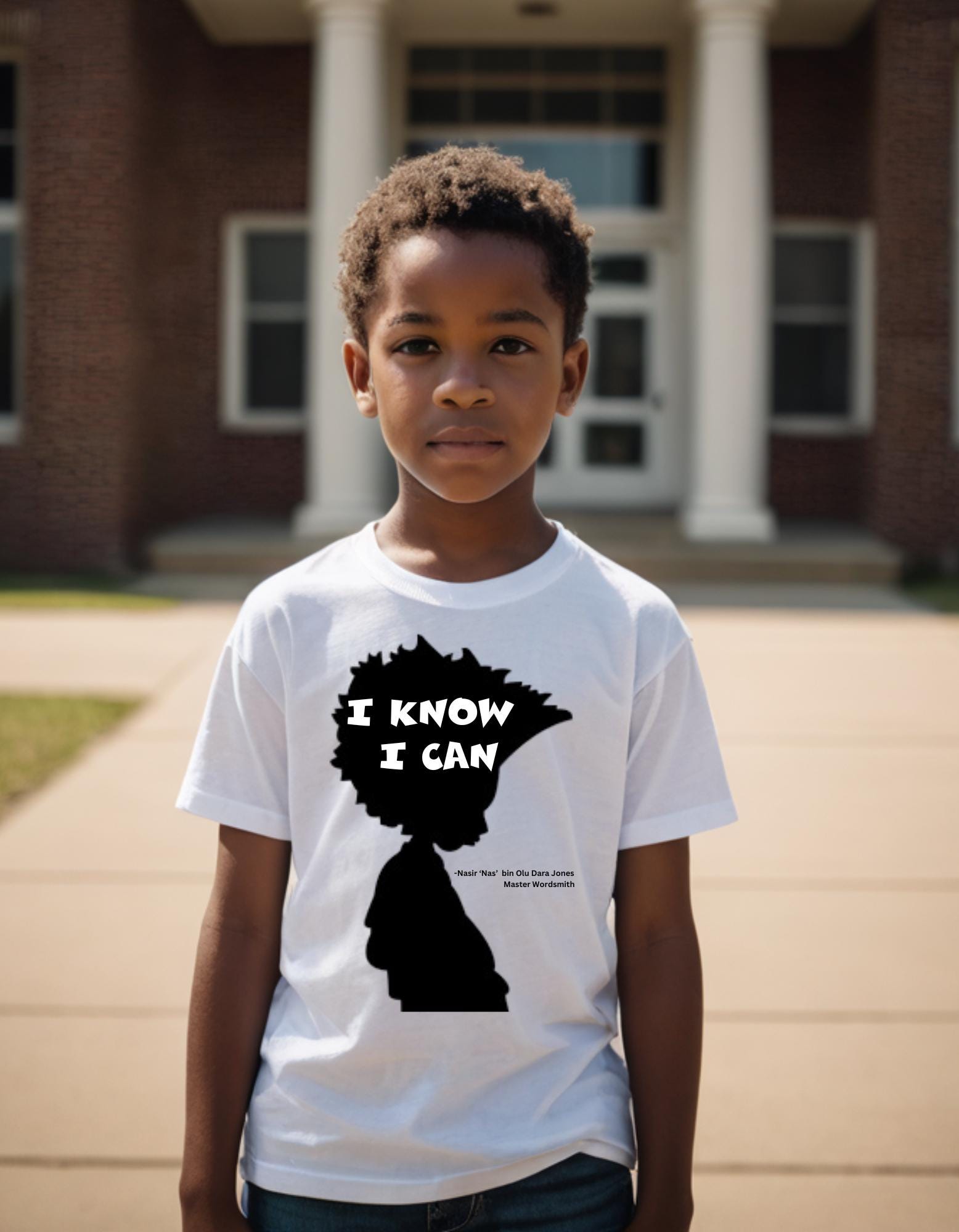 Nas Inspired I Know I Can Shirt from Barz Shordeez
