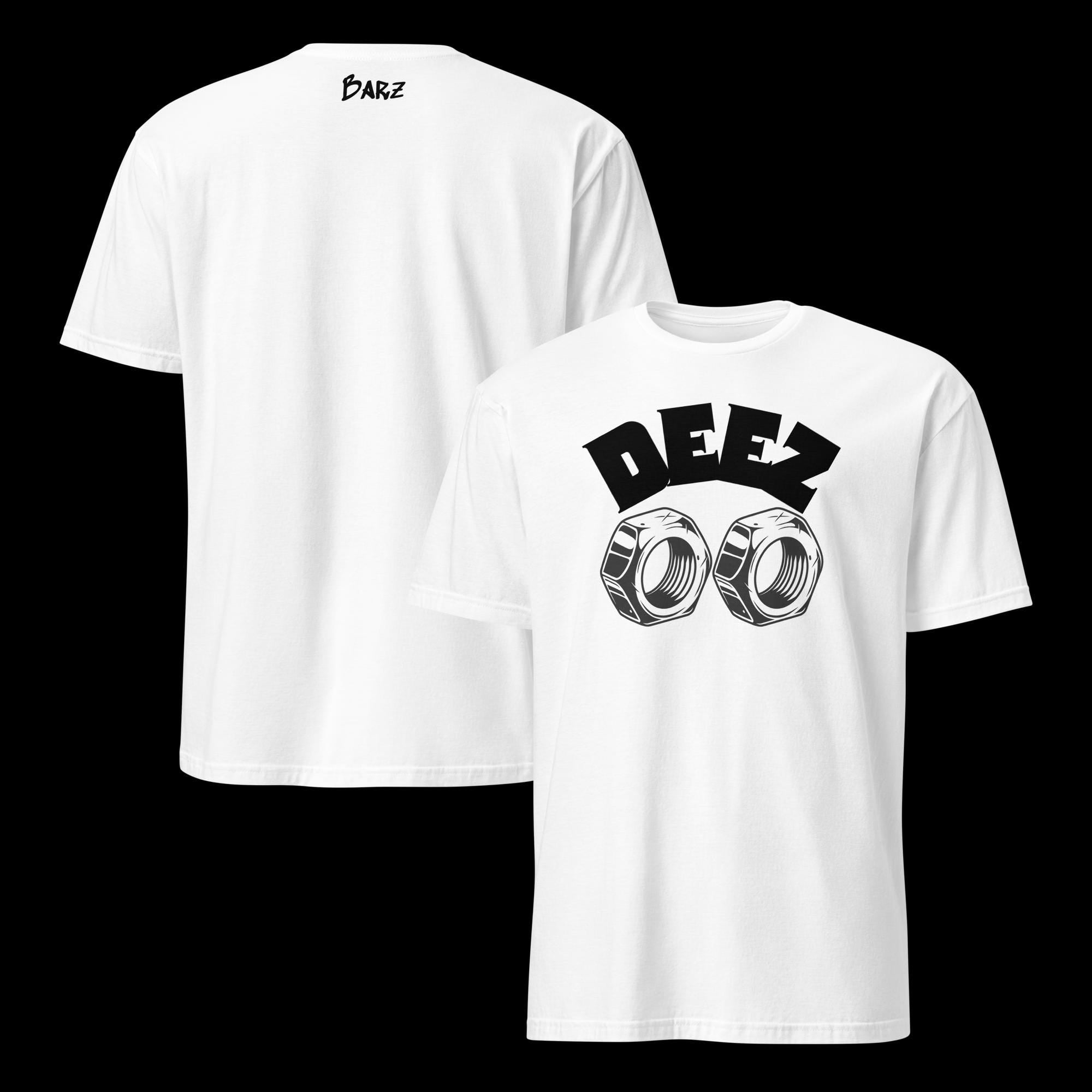 Deez Nuts" Retro Style Graphic Tee – Funny Bold Statement Shirt