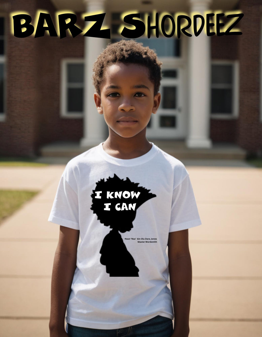Nas Inspired I Know I Can Shirt from Barz Shordeez