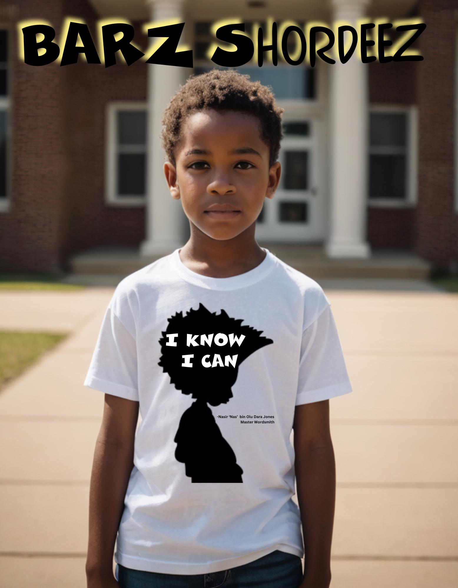 Nas Inspired I Know I Can Shirt from Barz Shordeez