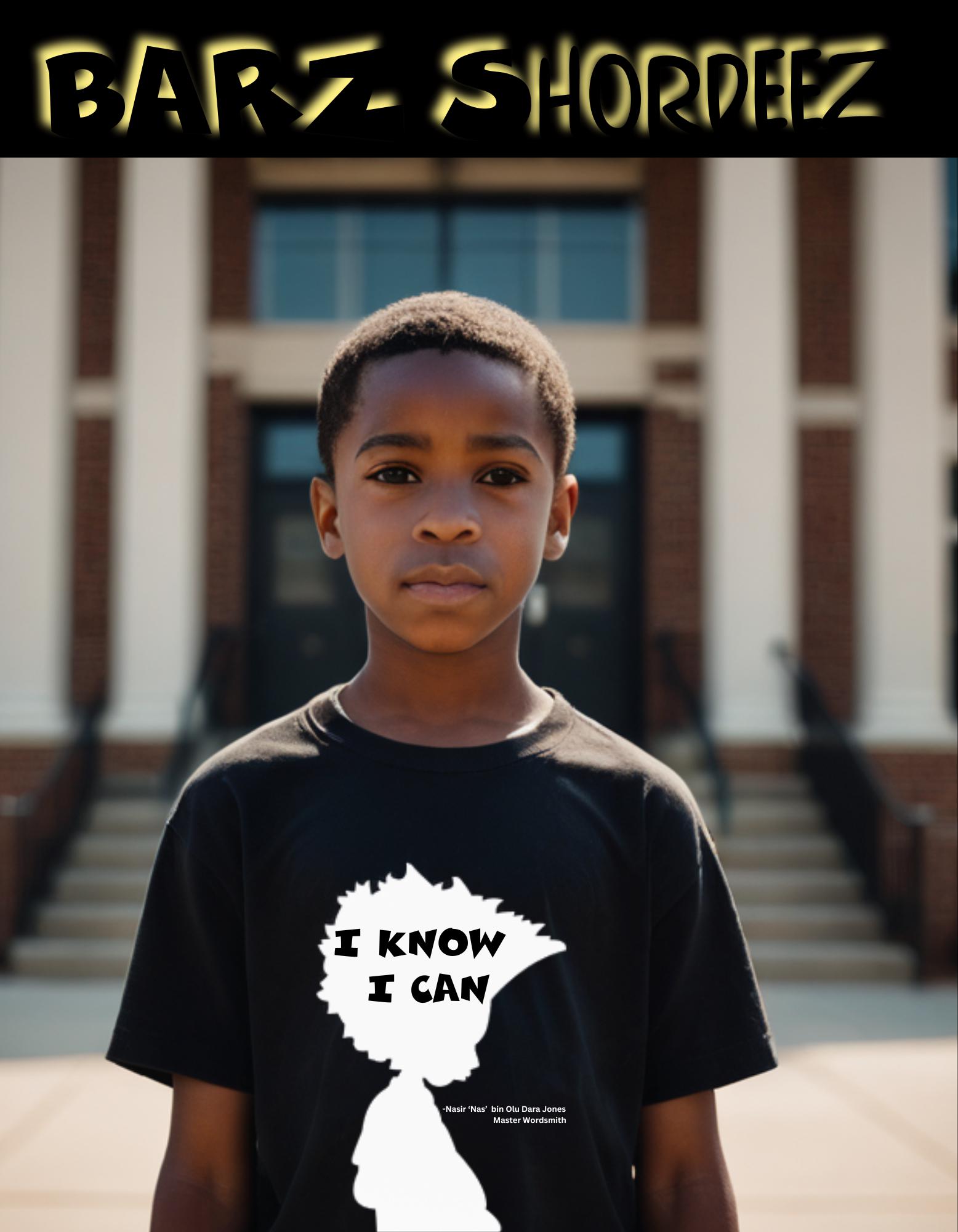 Nas Inspired I Know I Can Shirt from Barz Shordeez