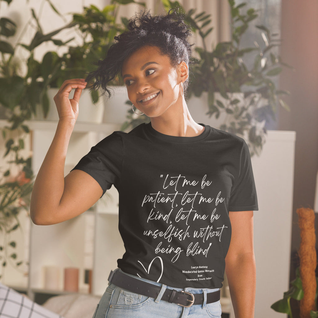 Rap Bars Lauryn Hill Unisex TShirt by 16BARZ
