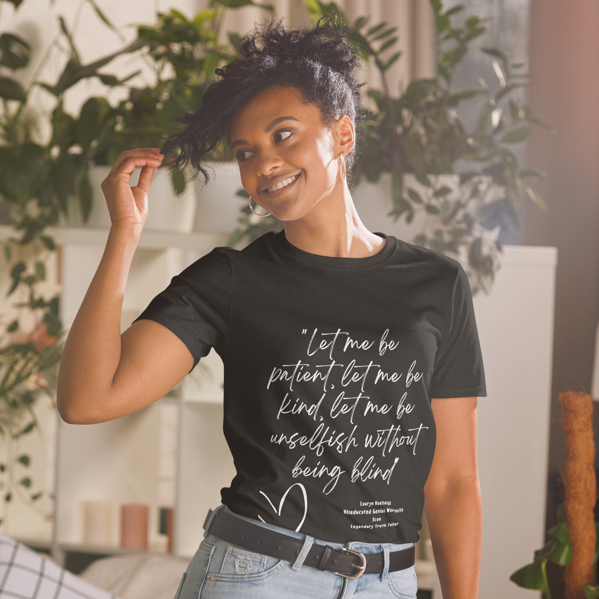 Rap Bars Lauryn Hill Unisex TShirt by 16BARZ
