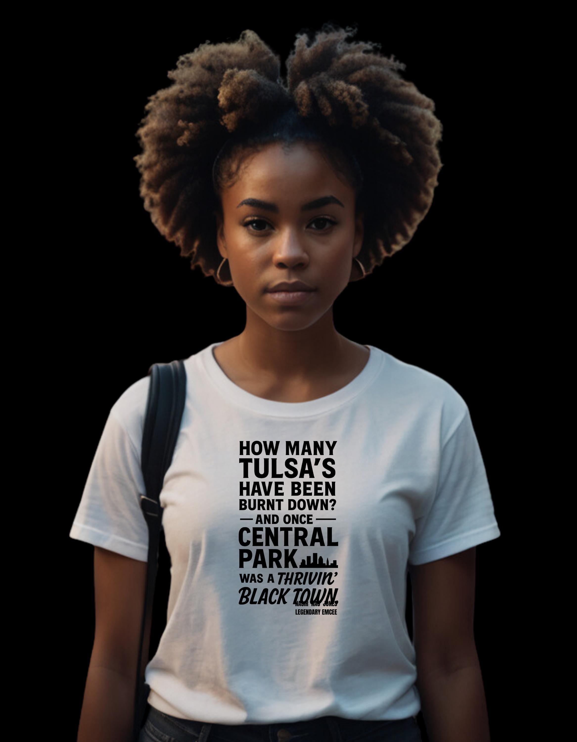 Thrivin’ Black Town Statement Tee: Nas Quote - Black History & HBCU Pride