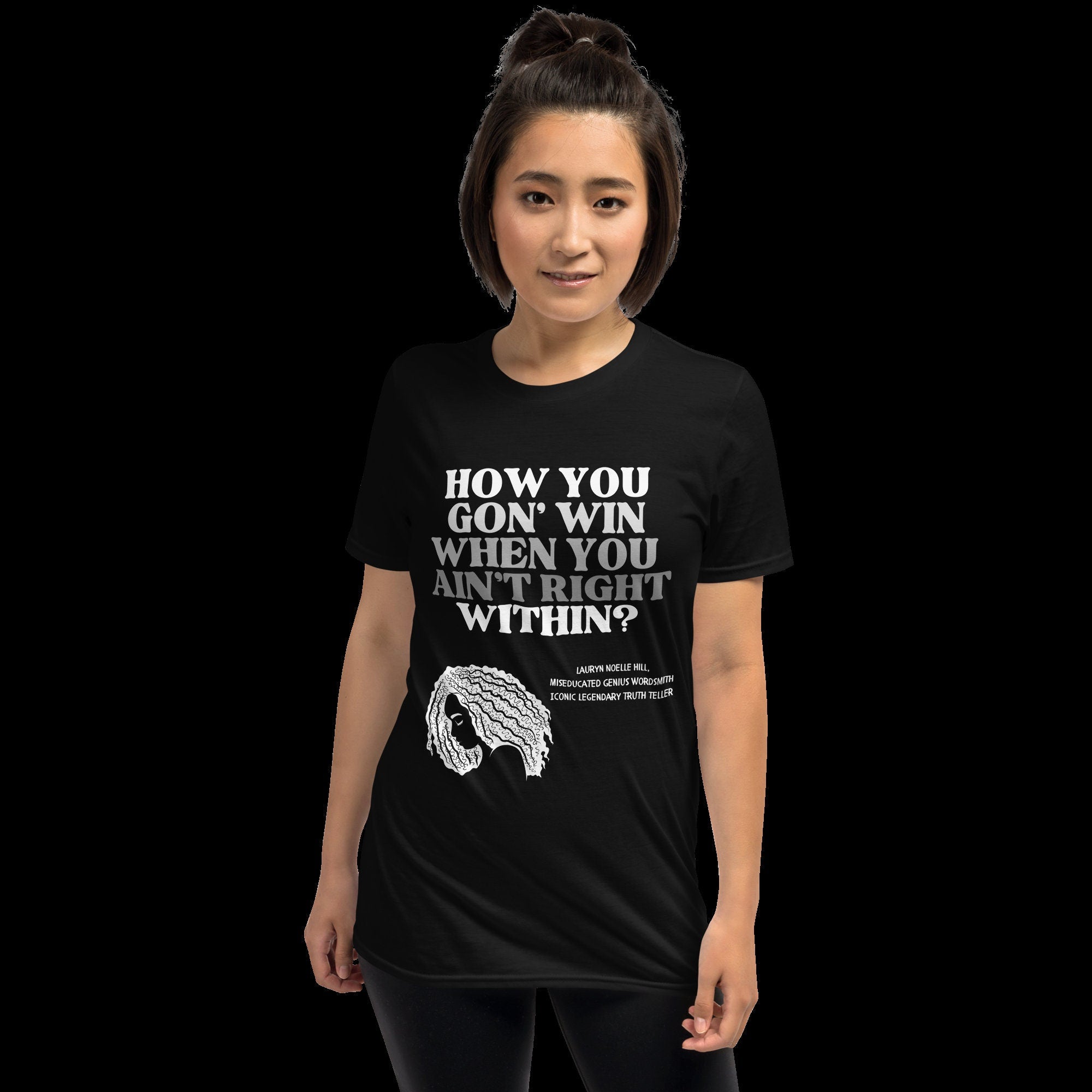Rap Bars Lauryn Hill Unisex TShirt by 16BARZ