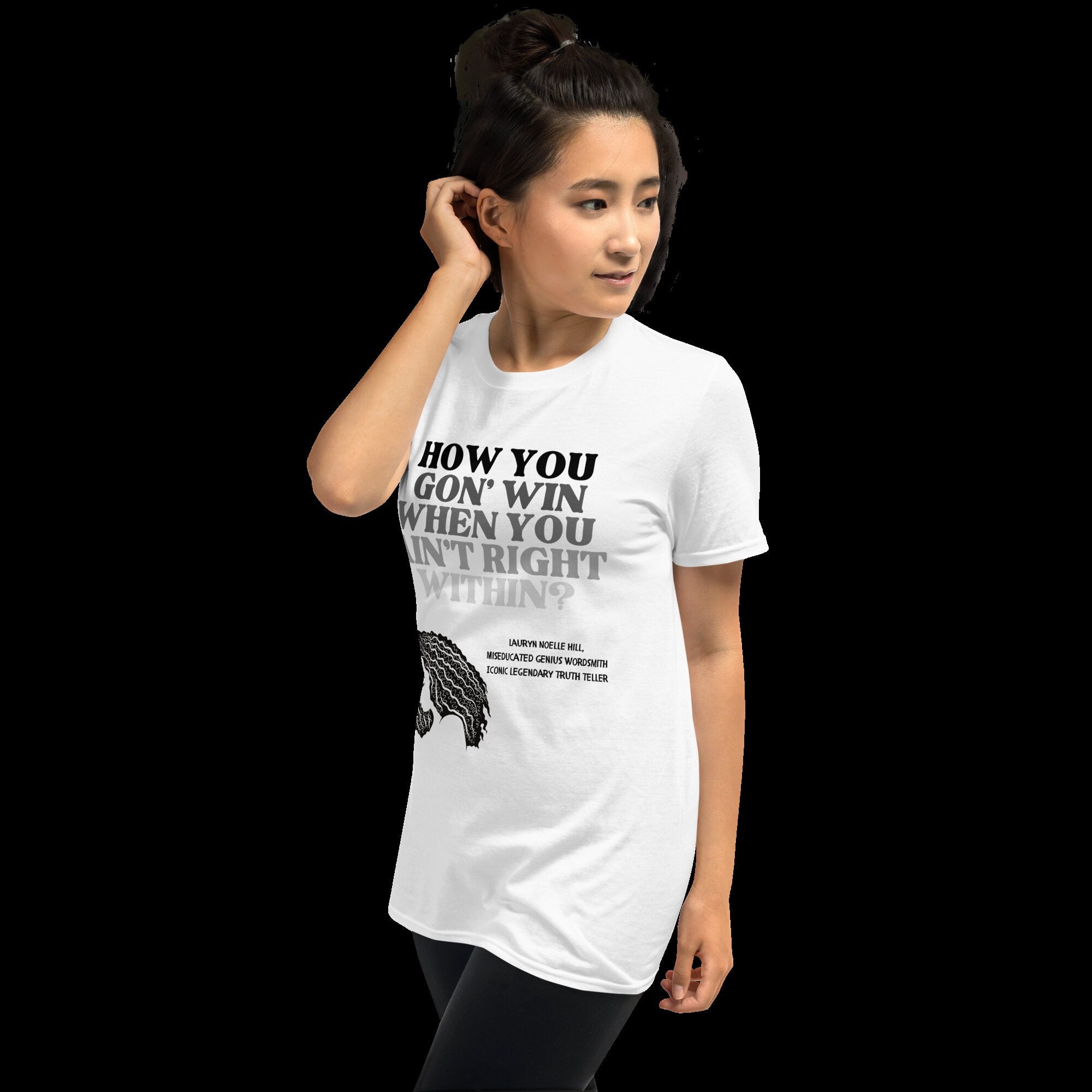 Rap Bars Lauryn Hill Unisex TShirt by 16BARZ