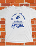 Elizabeth City State T-Shirt White 16BARZ HCBU CIAA Blue on White
