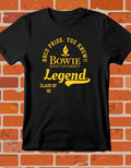 Bowie State T-Shirt Black 16BARZ HCBU CIAA Gold on Black
