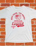 WSSU T-Shirt White 16BARZ HCBU CIAA Red on White