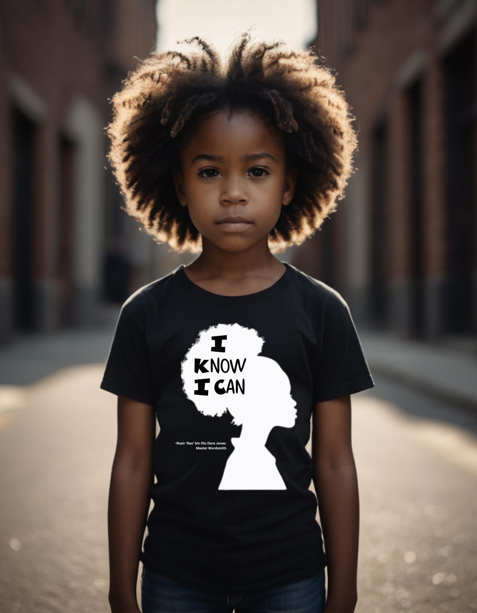 Nas Inspired I Know I Can Shirt from Barz Shordeez Princess Version