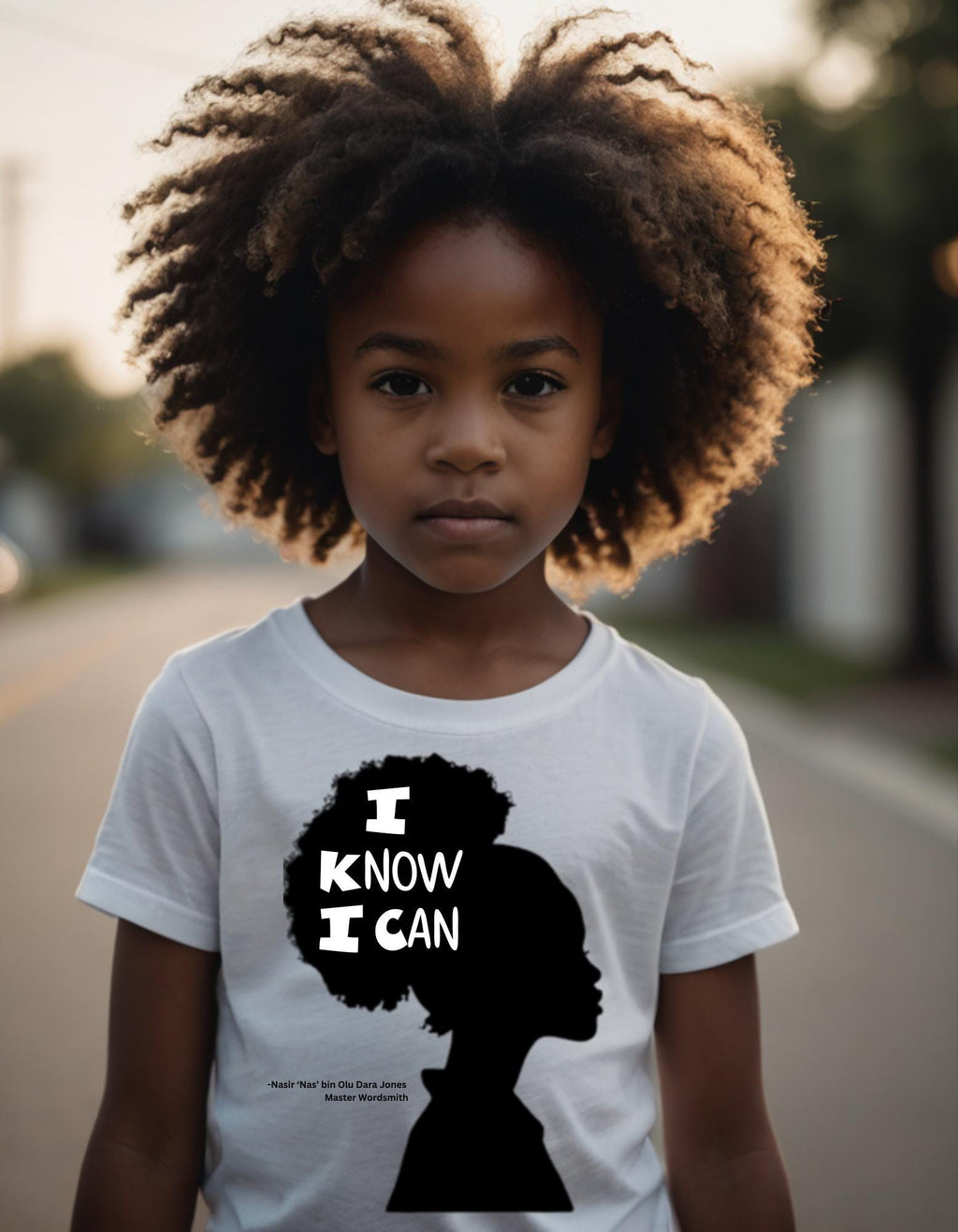 Nas Inspired I Know I Can Shirt from Barz Shordeez Princess Version